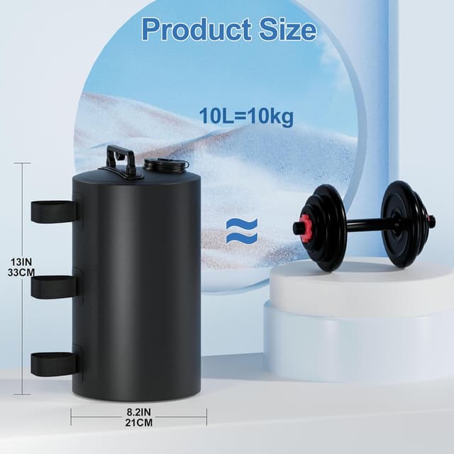 Thumbnail 1 de SONAMBULO gazebo canopy weights 88 lbs 4 pack