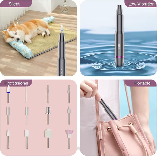 Thumbnail 3 de Xoali Fresa per unghie 25000 RPM, lima elettrica portatile