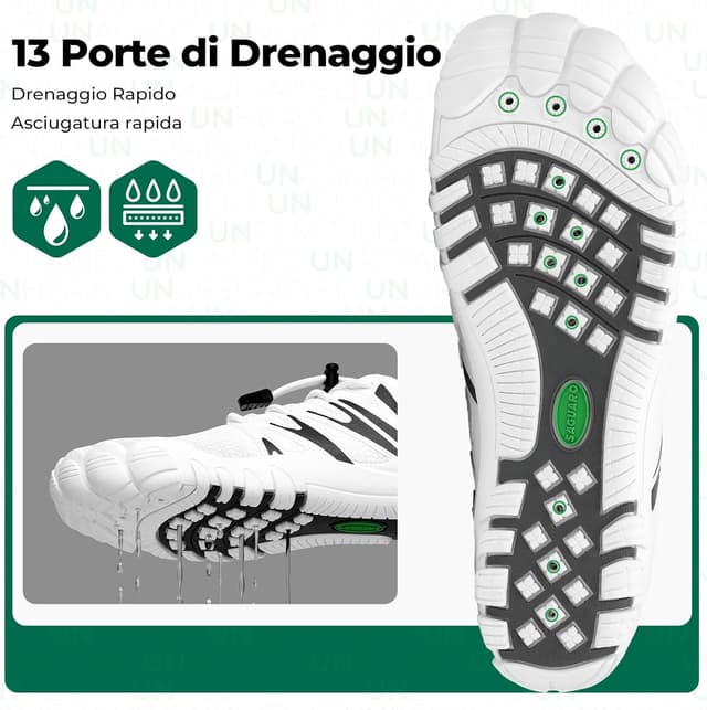 Thumbnail 2 de SAGUARO Scarpe Barefoot Uomo 39-48