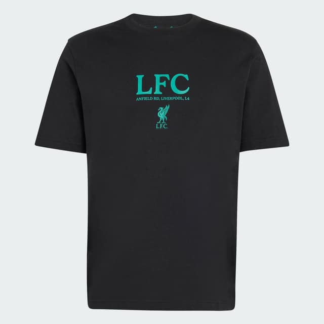 Detalle 2 de adidas Camiseta estampada Liverpool FC Seasonal (negra)
