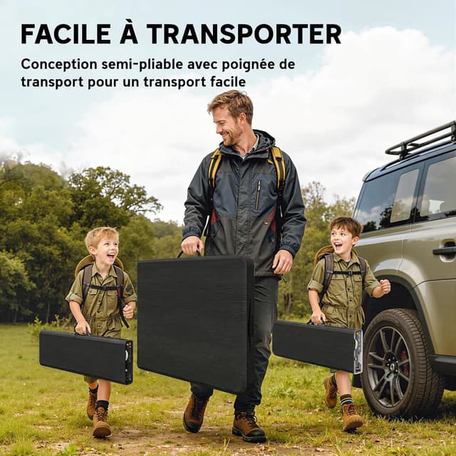 Thumbnail 4 de Outsunny Table Pliante 180 cm et Bancs Pique-Nique