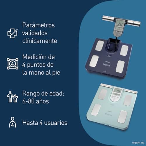Thumbnail 5 de OMRON BF511: Monitor de Composición Corporal Preciso con 8 Sensores