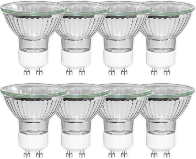 Detalle de Caldarax 8x GU10 MR16 Halogen, 35 W dimmbar (230 V) – warmweiß 2800 K, 45° Abstrahlwinkel