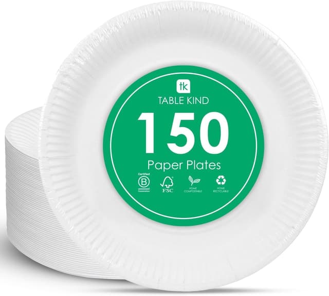 Imagen de Table Kind 150 Paper Plates 22cm en OfertitasTOP
