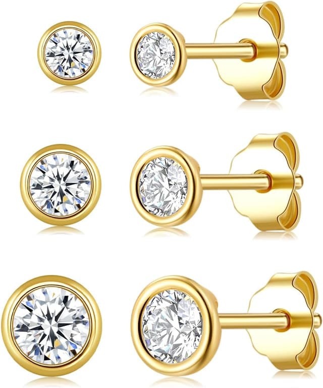 Detalle de Ecripe 925 Sterling Silber Ohrstecker 925