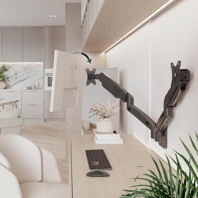 Thumbnail 1 de RICOO S4711 supporto doppio per monitor 17-32