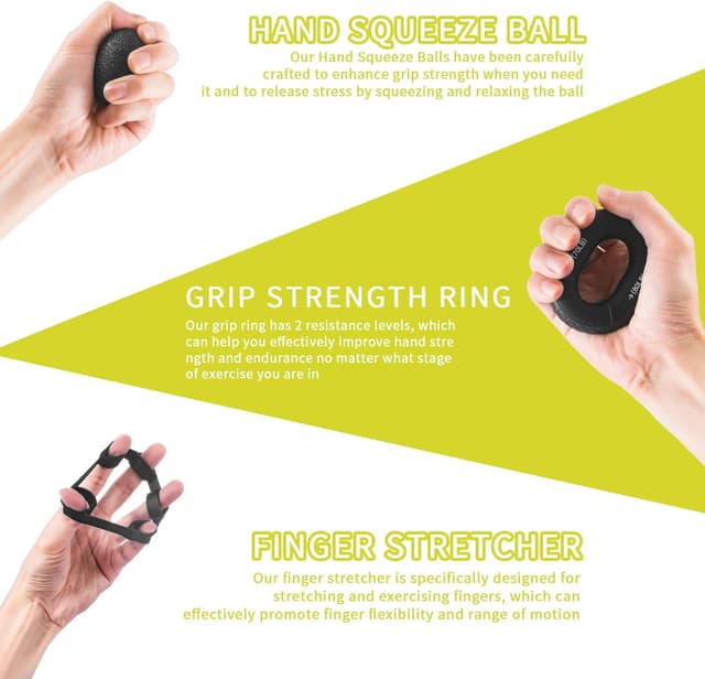 Thumbnail 5 de UK Hand Gripper 7PCS grip strength kit 💪