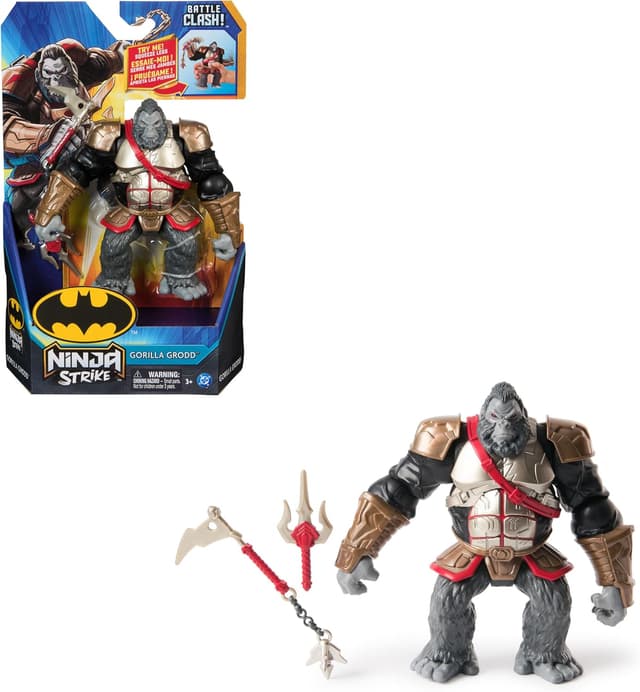 Detalle de DC Comics Batman Ninja Gorilla Grodd Deluxe Action-Figur (15 cm) mit Battle Moves