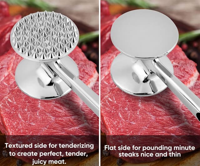 Detalle 1 de Aliglow Martillo de Cocina para Ablandar Carne 🍖