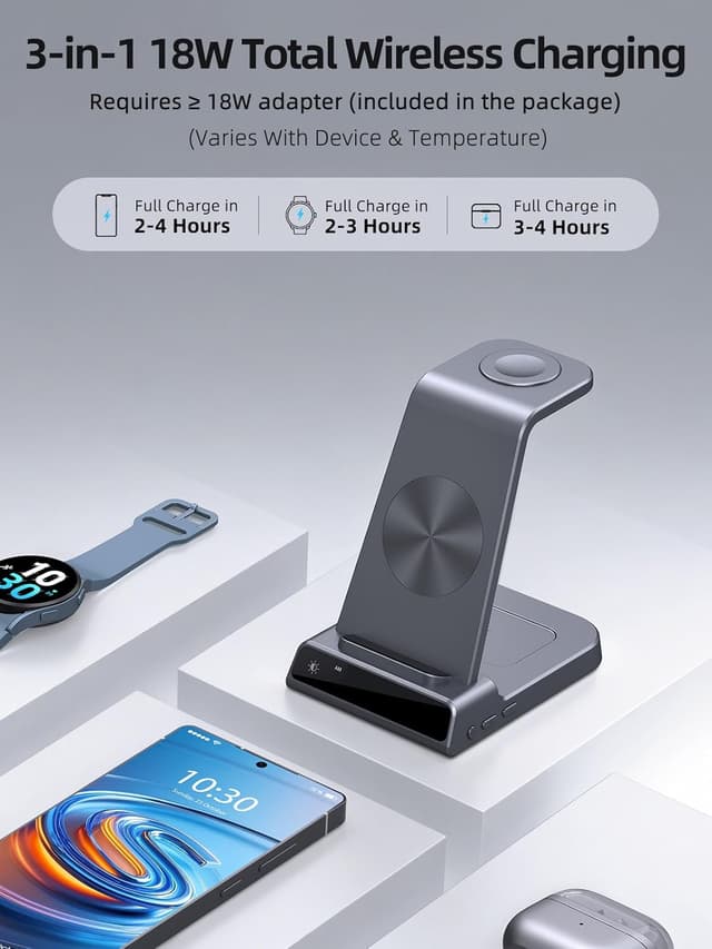 Thumbnail 6 de Caricatore wireless Samsung 3 in 1