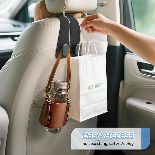 Thumbnail 3 de Fitnice Car Seat Headrest Hooks 7.8 in