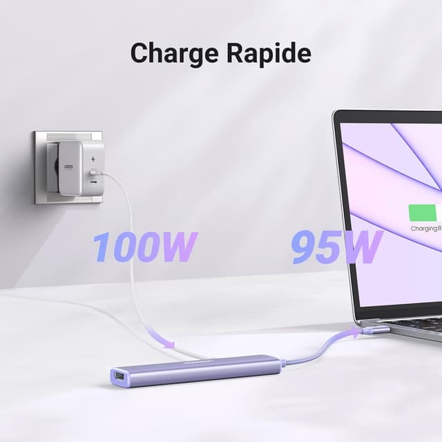 Thumbnail 3 de UGREEN Hub USB C HDMI 4K 100 W 3 ports ⚡