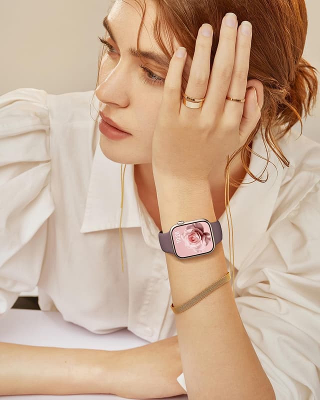 Detalle de Yoohoo 5-Pack Silicone Watch Strap for Apple Watch (soft sport replacement bands, multiple sizes)