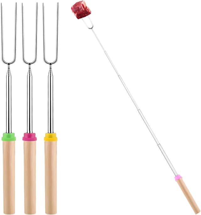 Detalle de SULIVES S’mores toasting forks 81 cm