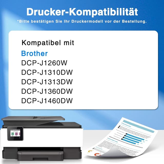 Detalle de st@r ink Starink LC521 XL kompatible Tintenpatronen (4er Pack) für Brother LC521XL – Schwarz, Cyan, Magenta, Gelb