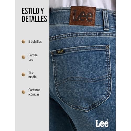 Thumbnail 5 de Lee Straight Fit Mvp Jeans Azul Brady 30W/32L Hombre