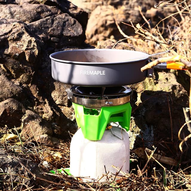 Thumbnail 6 de Fire-Maple FMS-X3 0.8 Litre Camping Stove with Electric Ignition, Wind-Resistant Pot Support (Green)