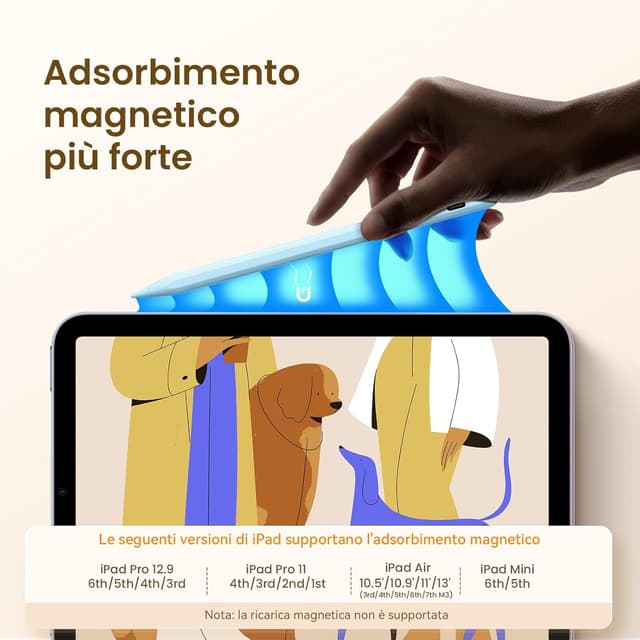 Detalle de Hastraith Penna stilo per iPad ricarica 13 min