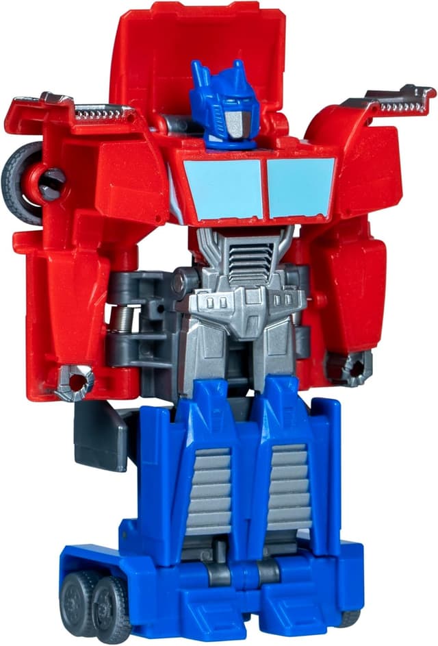 Detalle de Transformers Earthspark Smash Changers – Figurine Optimus Prime 1 étape (10 cm)