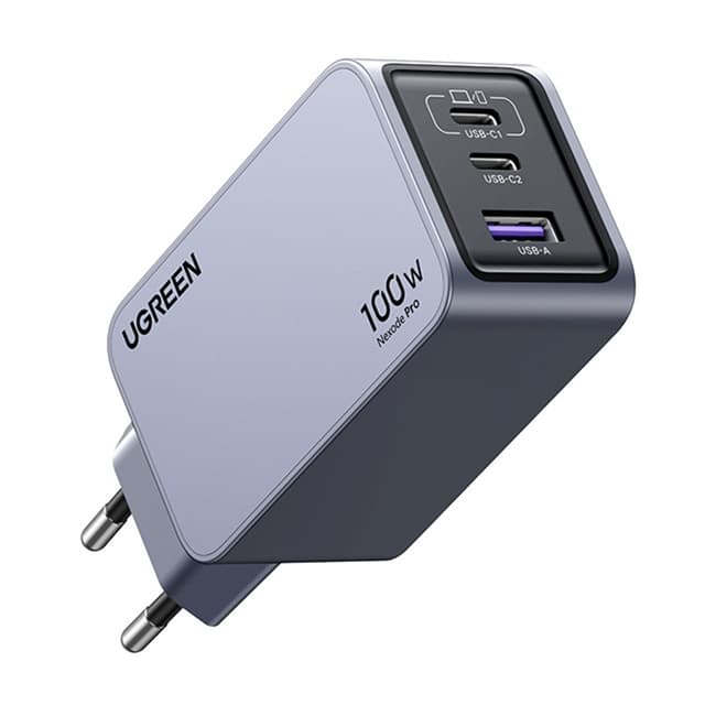 Imagen de UGREEN Nexode Pro 100W Cargador USB-C, 3 puertos en OfertitasTOP