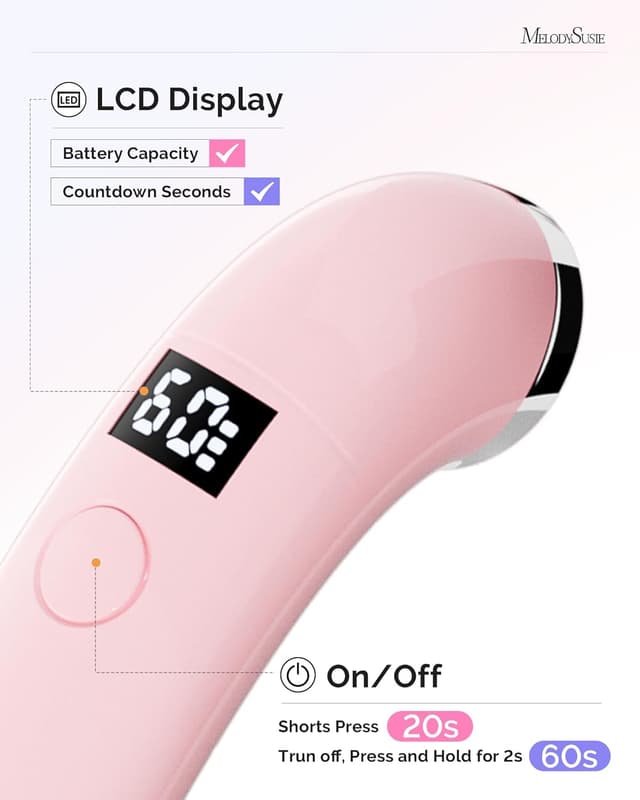 Detalle 2 de MelodySusie P-ART01A UV nail lamp