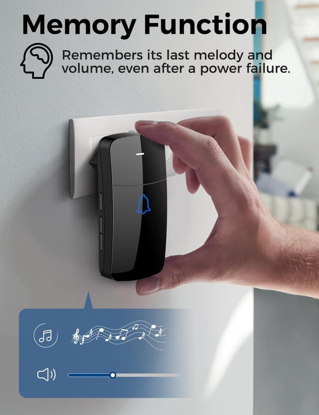 Thumbnail 6 de AVANTEK wireless doorbell 1312 ft range kit