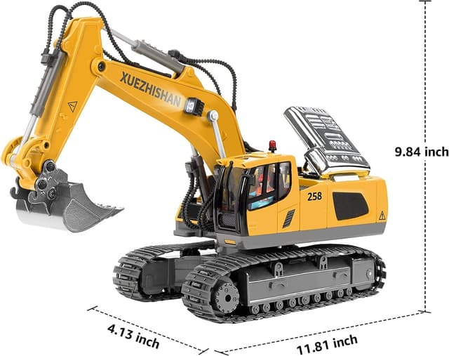 Detalle 2 de KidsFaves Excavator Remote Toy, 680°