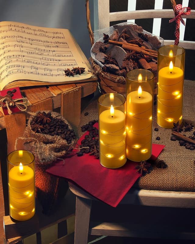 Thumbnail 6 de Da by Vela LED Dorada con Mando a Distancia