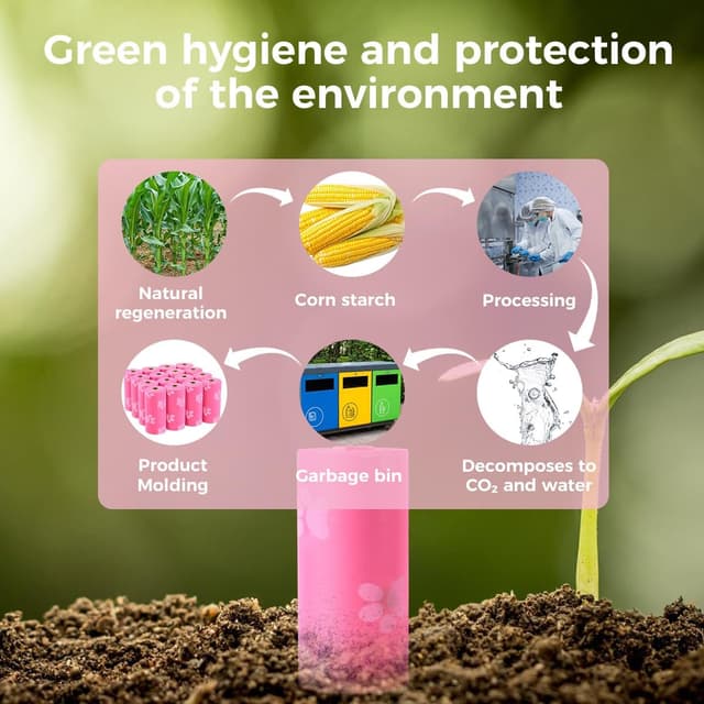 Detalle de Ninsetinsoe Poop Bags 256-count, 9x13 inches