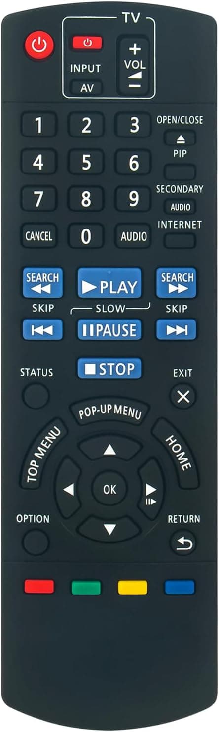 Detalle de Replacement Panasonic Blu-ray remote controls (N2QAYB000956 / N2QAYB000957)