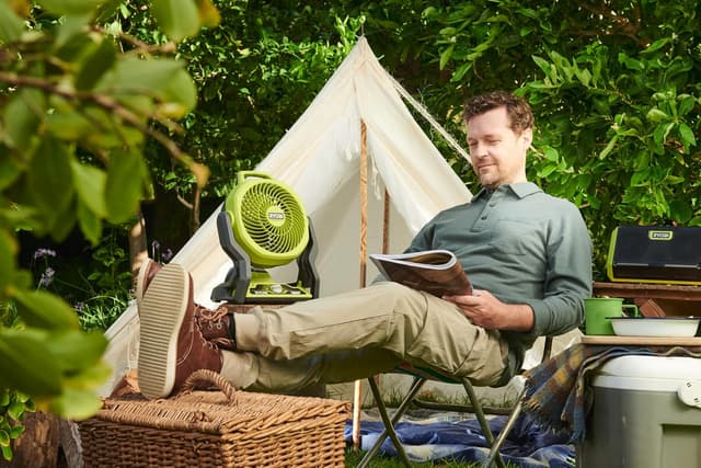 Detalle 2 de Ventilatore RYOBI RF18-0 18V OnePlus a 3 velocità (senza batteria e caricatore)