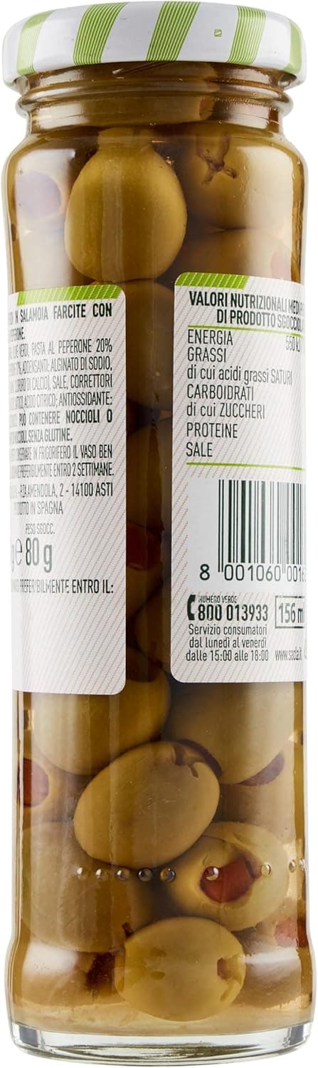 Thumbnail 4 de Saclà OlivOlì Olive farcite 140 g 🍽