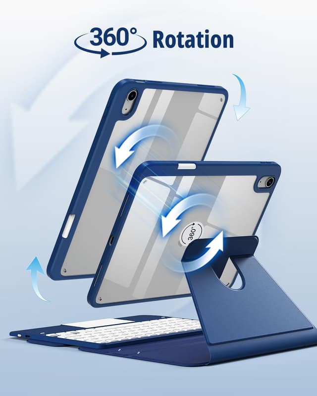 Thumbnail 6 de CACOE 360 Rotating Keyboard Case 11" for iPad