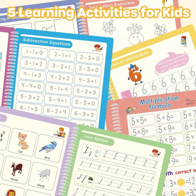 Thumbnail 6 de Magic Grooved Handwriting Practice Books 10.2in