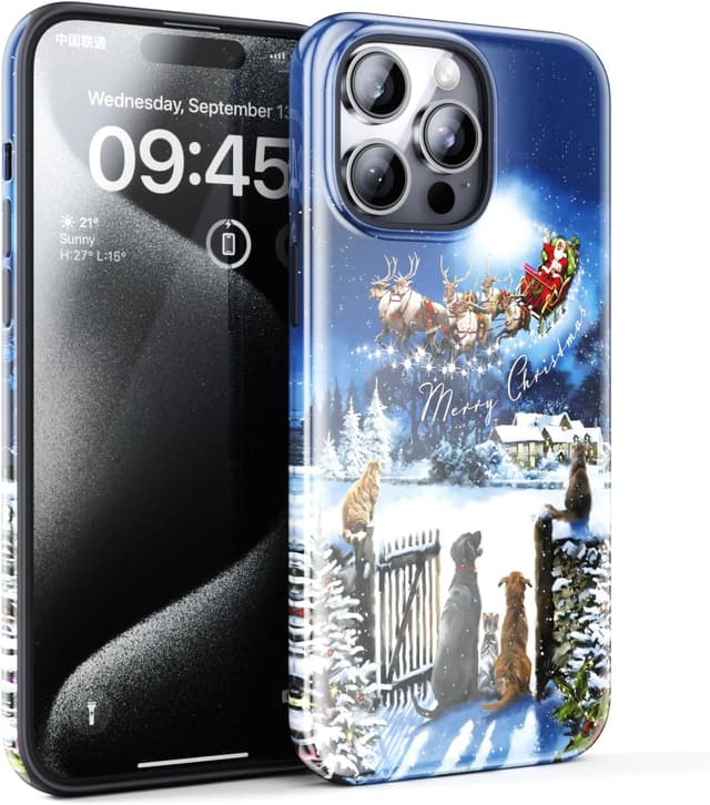 Thumbnail 5 de DorisMax iPhone 13 Pro Christmas case for wireless charging