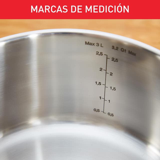 Thumbnail 5 de Tefal Duetto 🥘 Cacerola 20 cm, Inducción, Acero Inoxidable