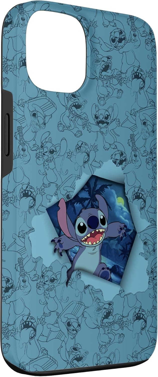 Detalle de Coque iPhone 13 Lilo & Stitch Tropical Breakout