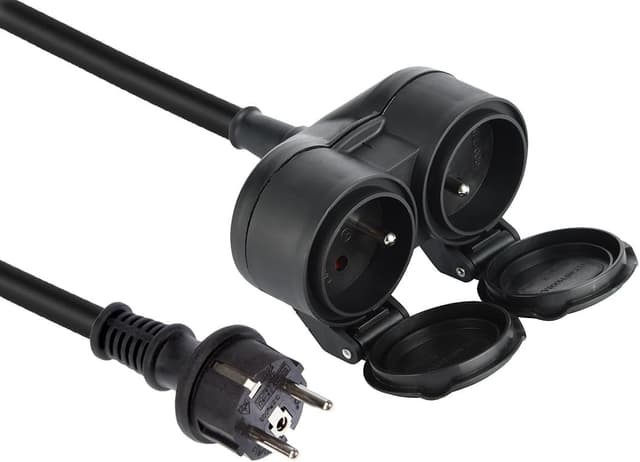 Detalle de Electraline 208482 Rallonge Professionnel Biplite