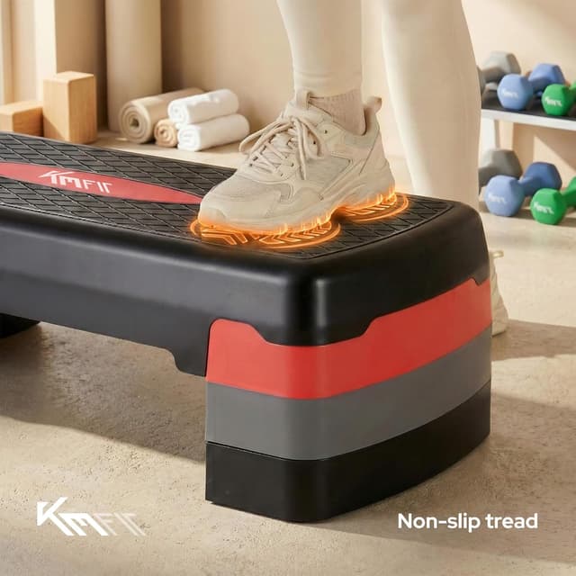 Thumbnail 3 de KM-Fit Fitness Stepper 3-fach höhenverstellbar 200 kg 🏋️♀