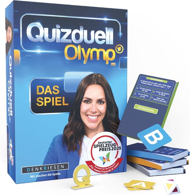 Detalle de DENKRIESEN Quizduell Olymp Brettspiel mit 1200 Fragen