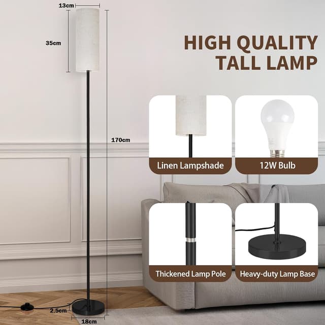 Detalle 2 de CRLL Lampada da terra salotto 12 W