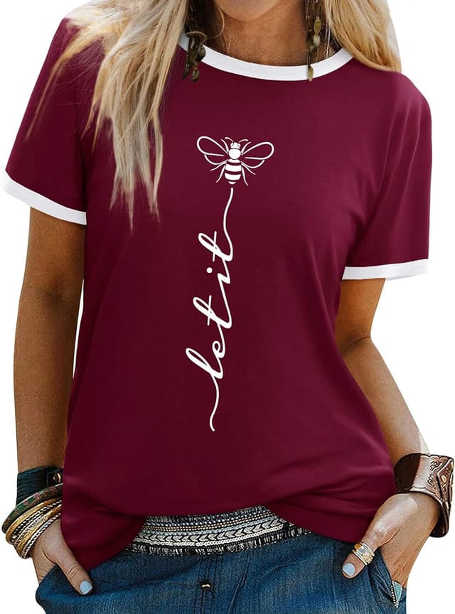 Detalle 2 de Dresswel Bee Kind T-Shirt for women