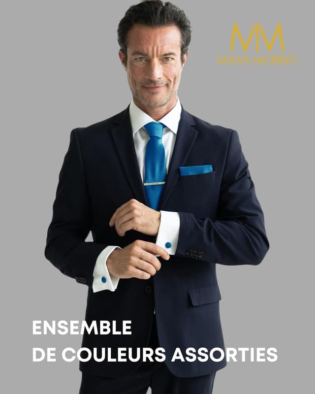 Detalle de Massi Morino cravate homme 5 en 1