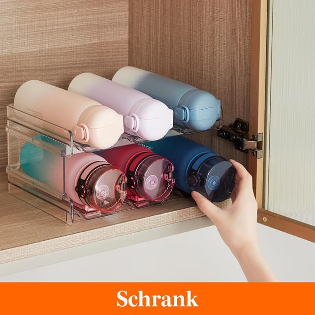 Thumbnail 5 de Lifewit Stapelbarer Flaschenhalter 6 Flaschen