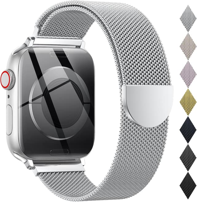 Detalle de Original Milanese Loop 44mm adjustable band for Apple Watch
