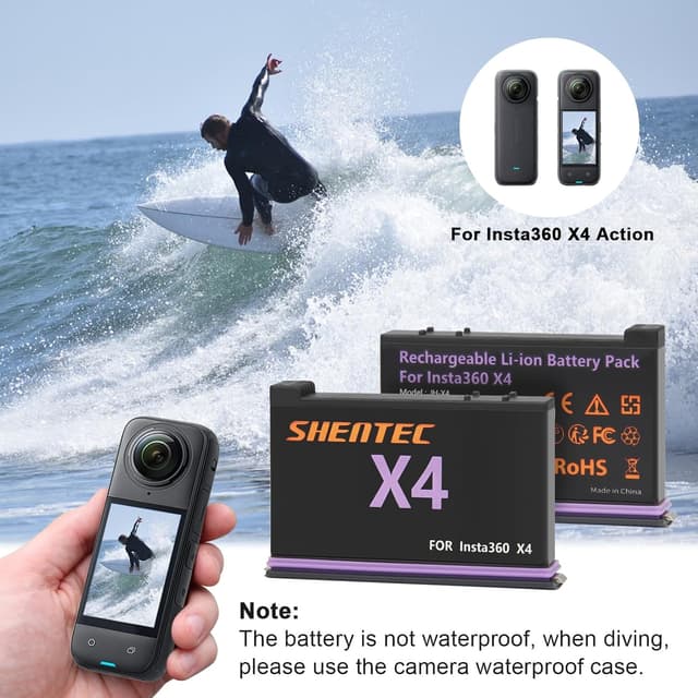 Thumbnail 3 de Shentec X3 2000mAh Ersatzakku Set