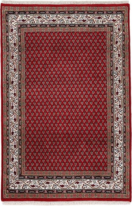 Imagen de CarpetFine Mir Alfombra de Lana Roja 300x400 cm 🛋 en OfertitasTOP