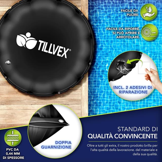 Thumbnail 5 de tillvex Cuscino invernale per piscina 500 cm 🏊