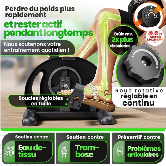 Thumbnail 6 de Ultrasport Pédalier d'Appartement Bras et Jambes