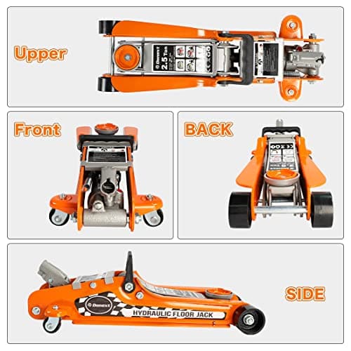 Thumbnail 5 de Donext Cric de Sol en acier 2,5 tonnes đźš§